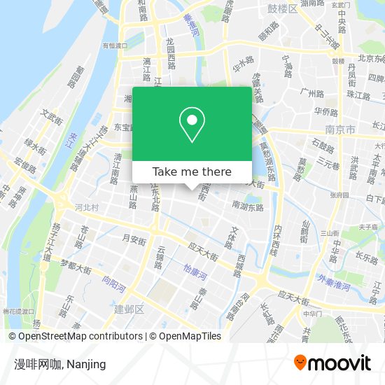 漫啡网咖 map