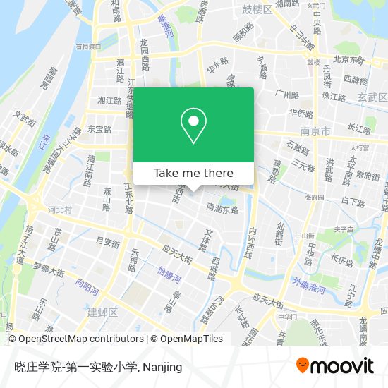 晓庄学院-第一实验小学 map