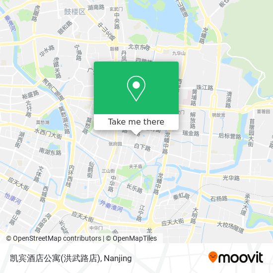凯宾酒店公寓(洪武路店) map