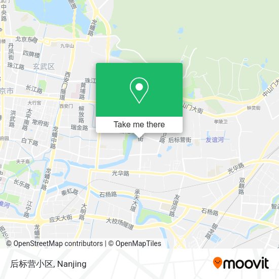 后标营小区 map
