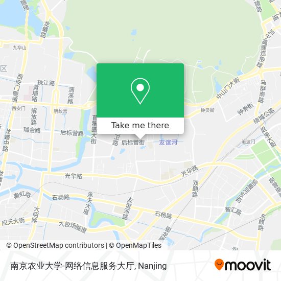 南京农业大学-网络信息服务大厅 map