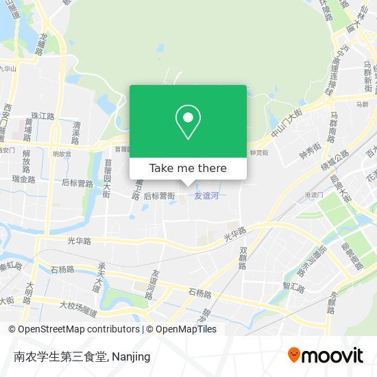 南农学生第三食堂 map