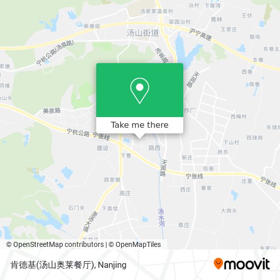 肯德基(汤山奥莱餐厅) map