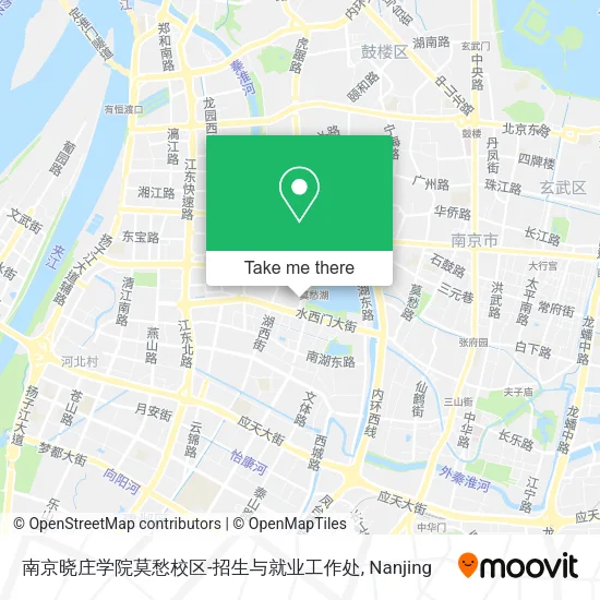 南京晓庄学院莫愁校区-招生与就业工作处 map