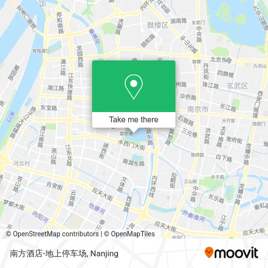南方酒店-地上停车场 map
