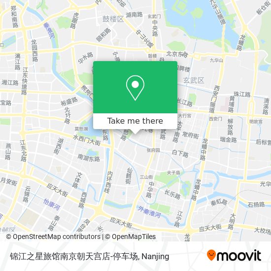 锦江之星旅馆南京朝天宫店-停车场 map