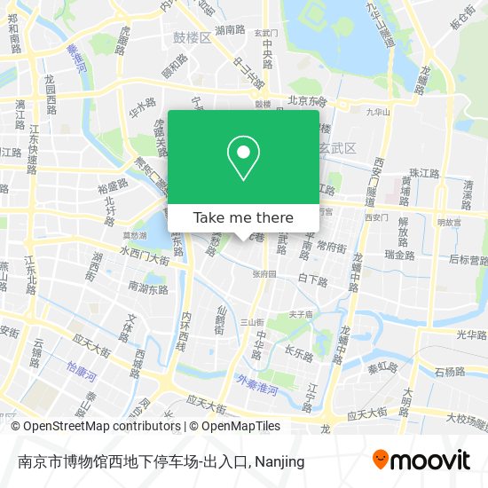 南京市博物馆西地下停车场-出入口 map