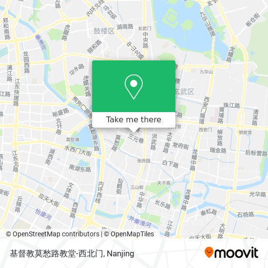 基督教莫愁路教堂-西北门 map