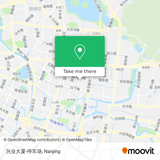 兴业大厦-停车场 map