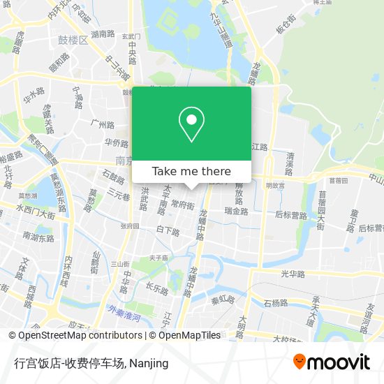 行宫饭店-收费停车场 map