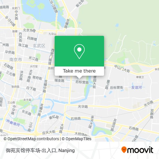 御苑宾馆停车场-出入口 map