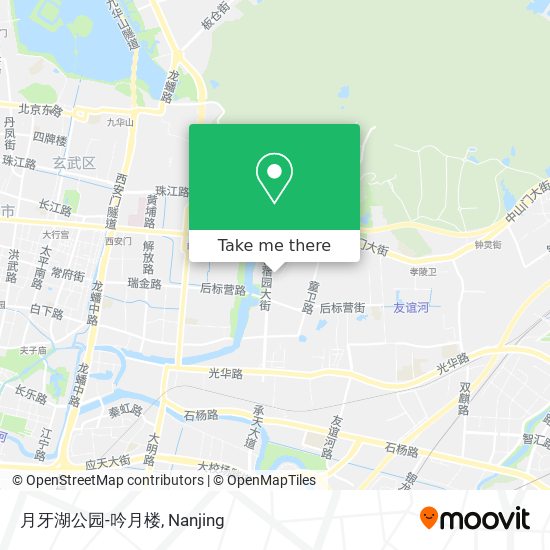月牙湖公园-吟月楼 map