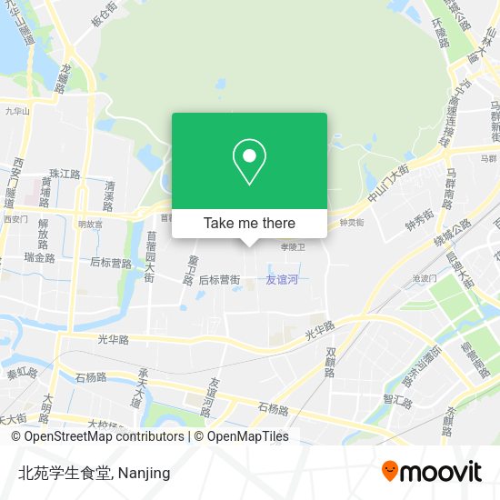 北苑学生食堂 map