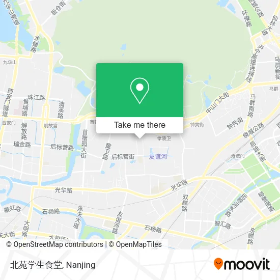 北苑学生食堂 map