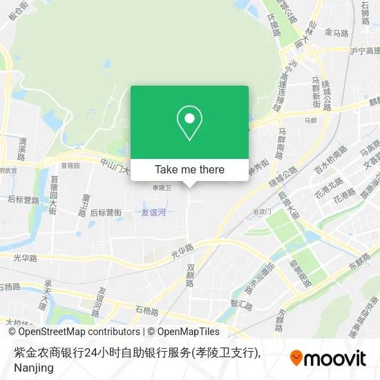 紫金农商银行24小时自助银行服务(孝陵卫支行) map