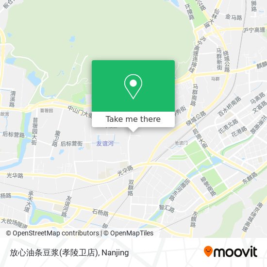 放心油条豆浆(孝陵卫店) map