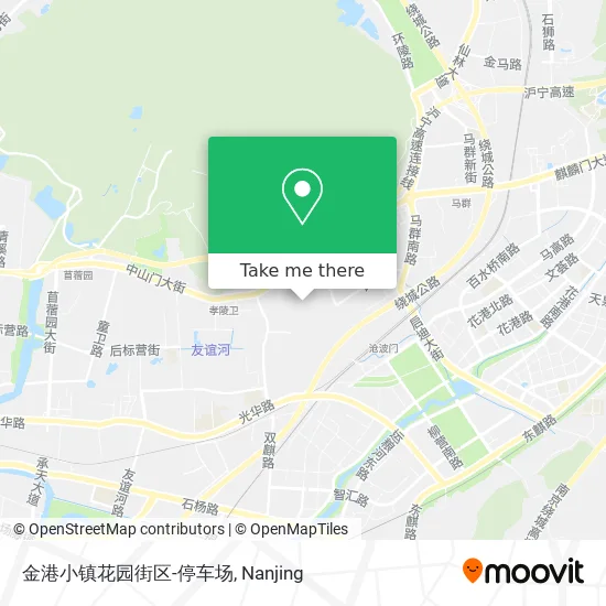 金港小镇花园街区-停车场 map