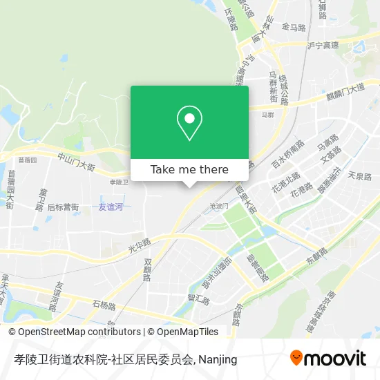 孝陵卫街道农科院-社区居民委员会 map