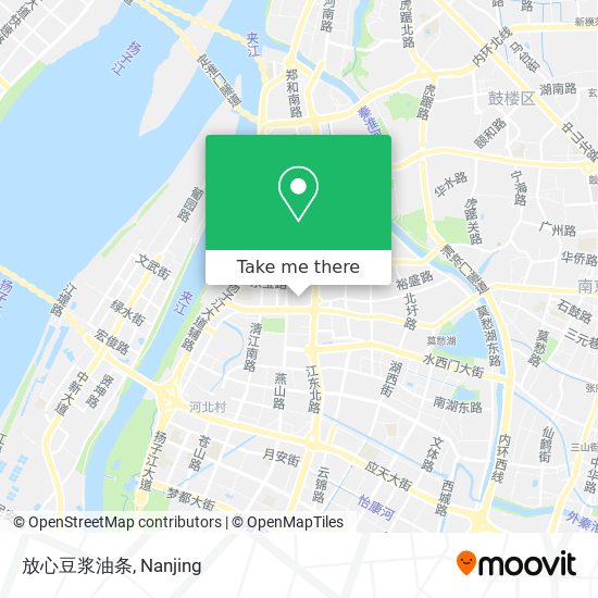 放心豆浆油条 map