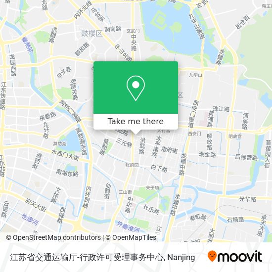 江苏省交通运输厅-行政许可受理事务中心 map