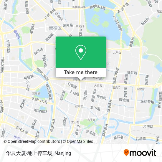 华辰大厦-地上停车场 map