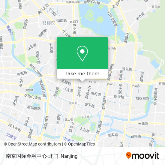 南京国际金融中心-北门 map