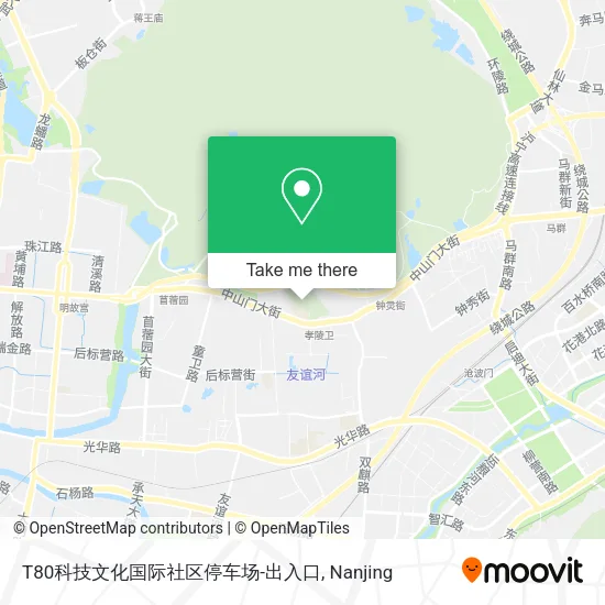T80科技文化国际社区停车场-出入口 map