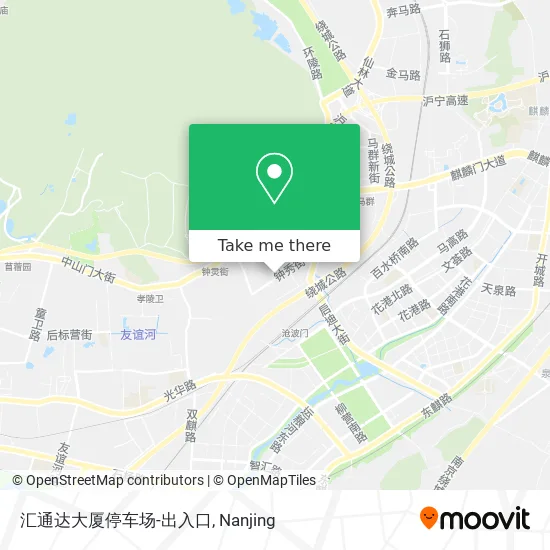 汇通达大厦停车场-出入口 map