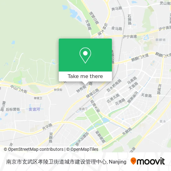 南京市玄武区孝陵卫街道城市建设管理中心 map
