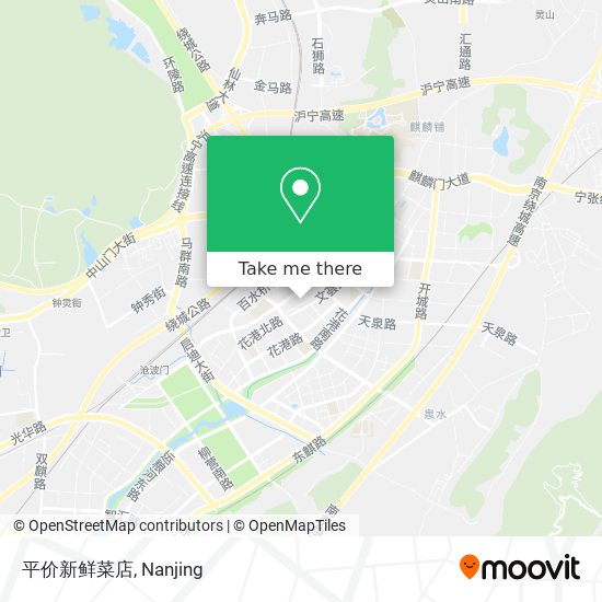 平价新鲜菜店 map