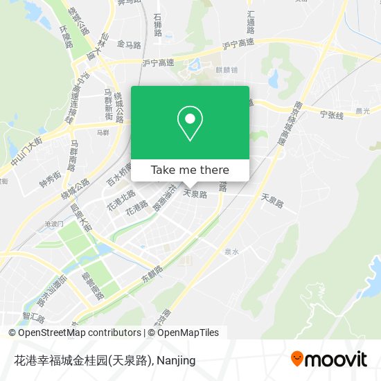 花港幸福城金桂园(天泉路) map