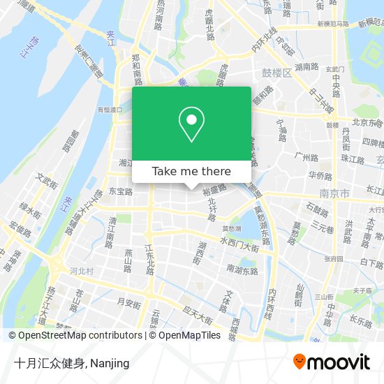 十月汇众健身 map