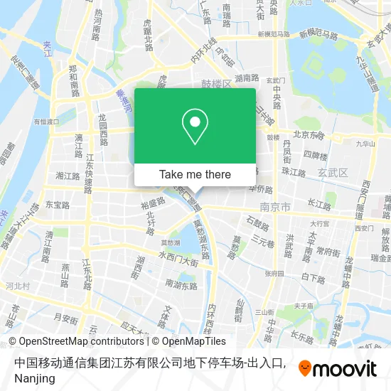 中国移动通信集团江苏有限公司地下停车场-出入口 map