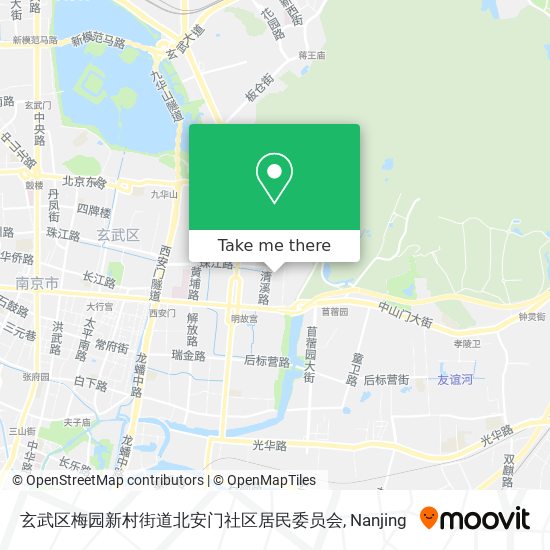 玄武区梅园新村街道北安门社区居民委员会 map