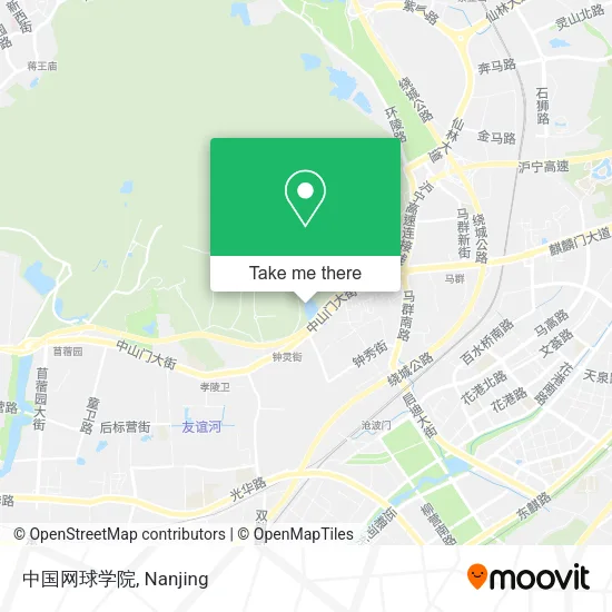 中国网球学院 map