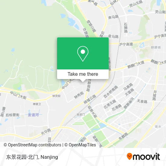 东景花园-北门 map