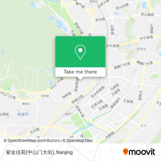 紫金佳苑(中山门大街) map