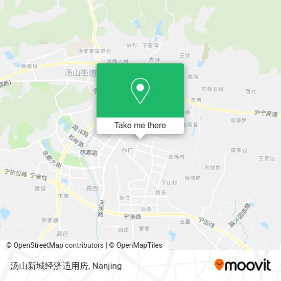 汤山新城经济适用房 map
