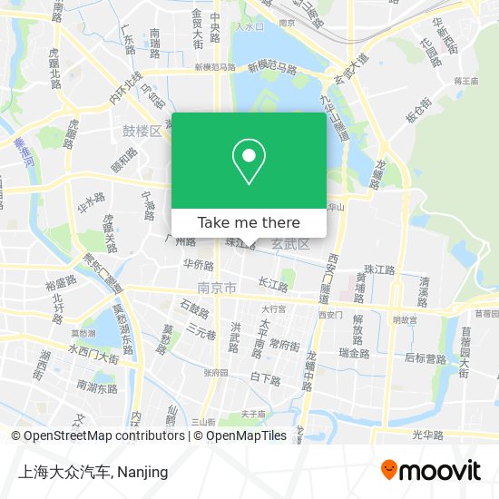 上海大众汽车 map
