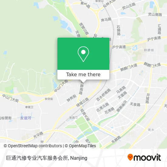 巨通汽修专业汽车服务会所 map