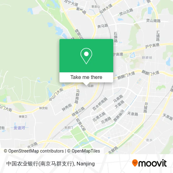 中国农业银行(南京马群支行) map