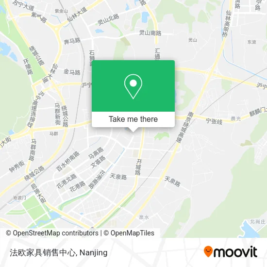 法欧家具销售中心 map