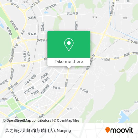 风之舞少儿舞蹈(麒麟门店) map
