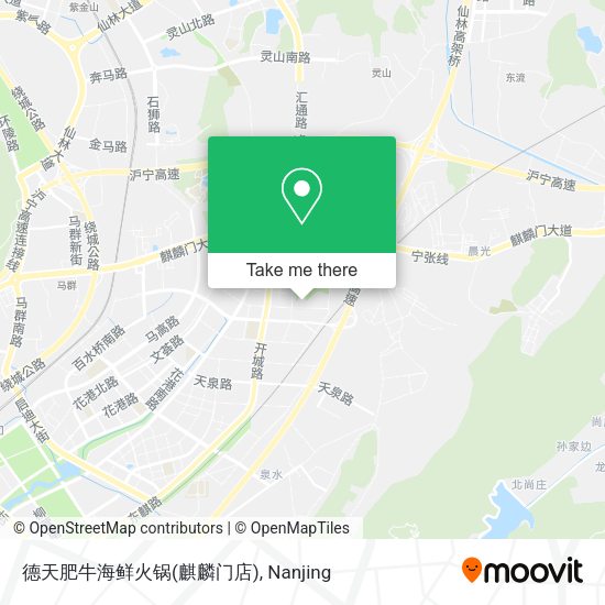 德天肥牛海鲜火锅(麒麟门店) map