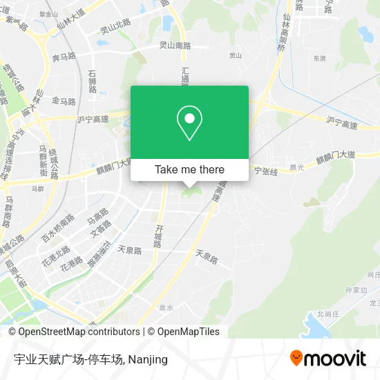 宇业天赋广场-停车场 map