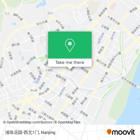 浦珠花园-西北1门 map