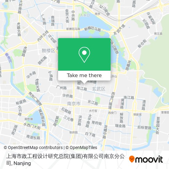上海市政工程设计研究总院(集团)有限公司南京分公司 map