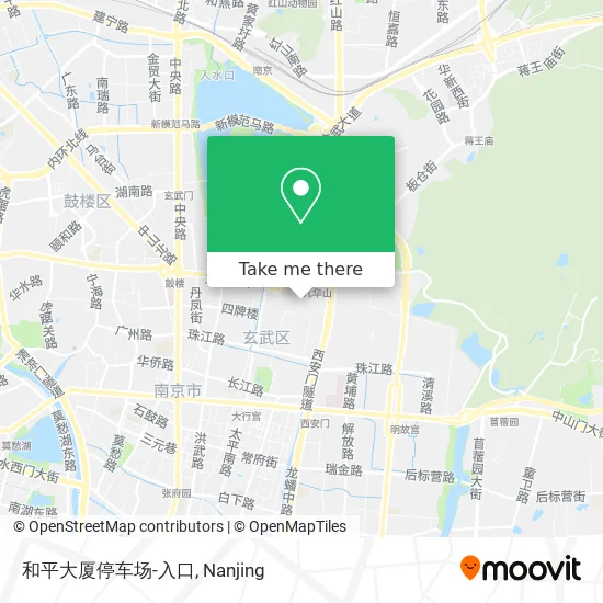 和平大厦停车场-入口 map