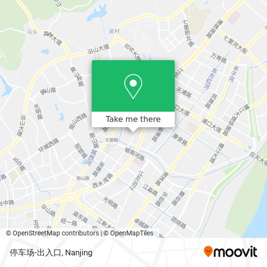 停车场-出入口 map