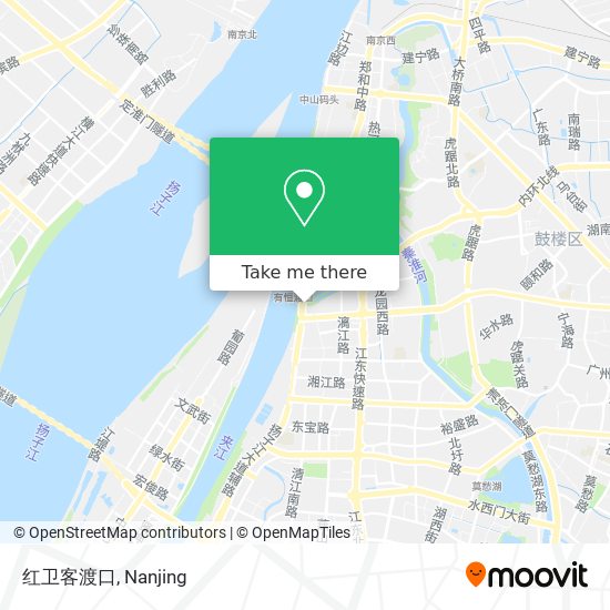 红卫客渡口 map
